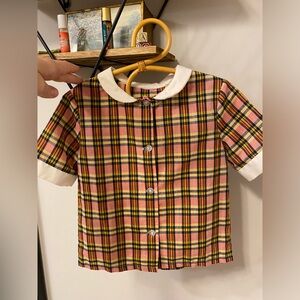 4T Handmade Button Up Vintage
